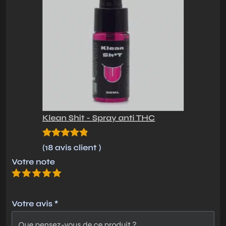 Klean Shit - Spray anti THC photo review