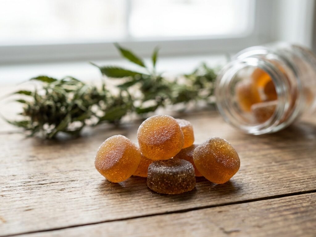Photo d'ouverture : Gummies thc