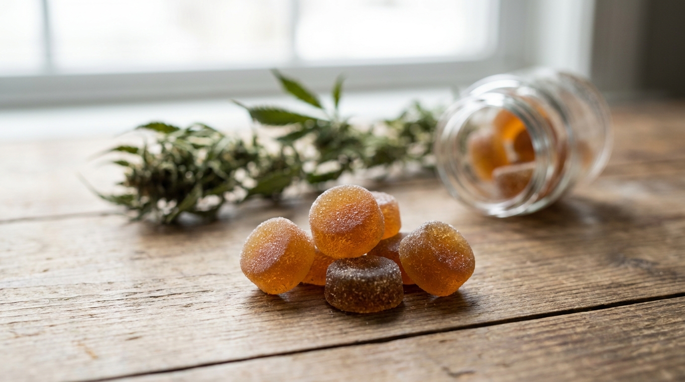 Photo d'ouverture : Gummies thc