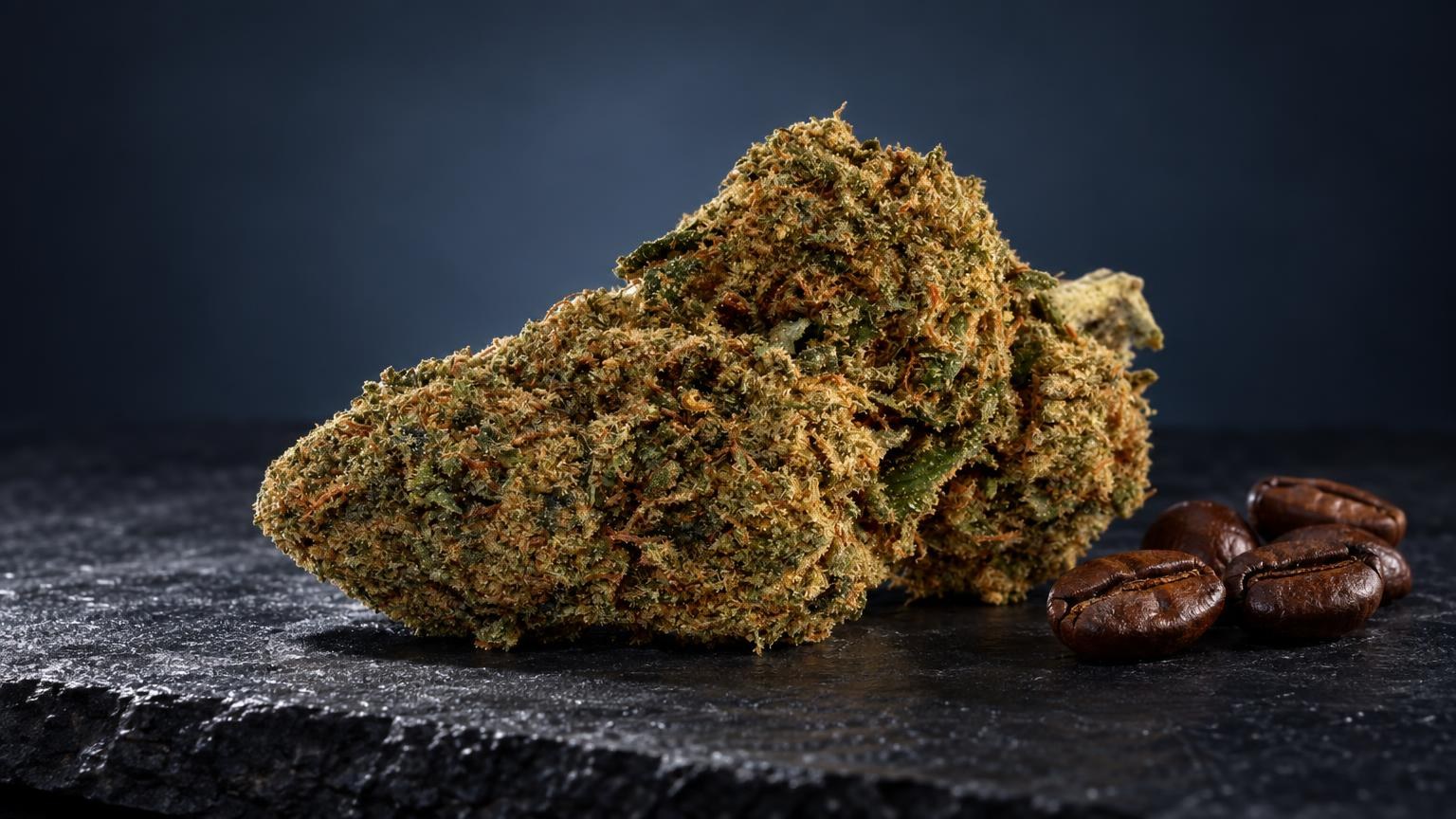 Fleur Bubba Kush dans une composition de studio