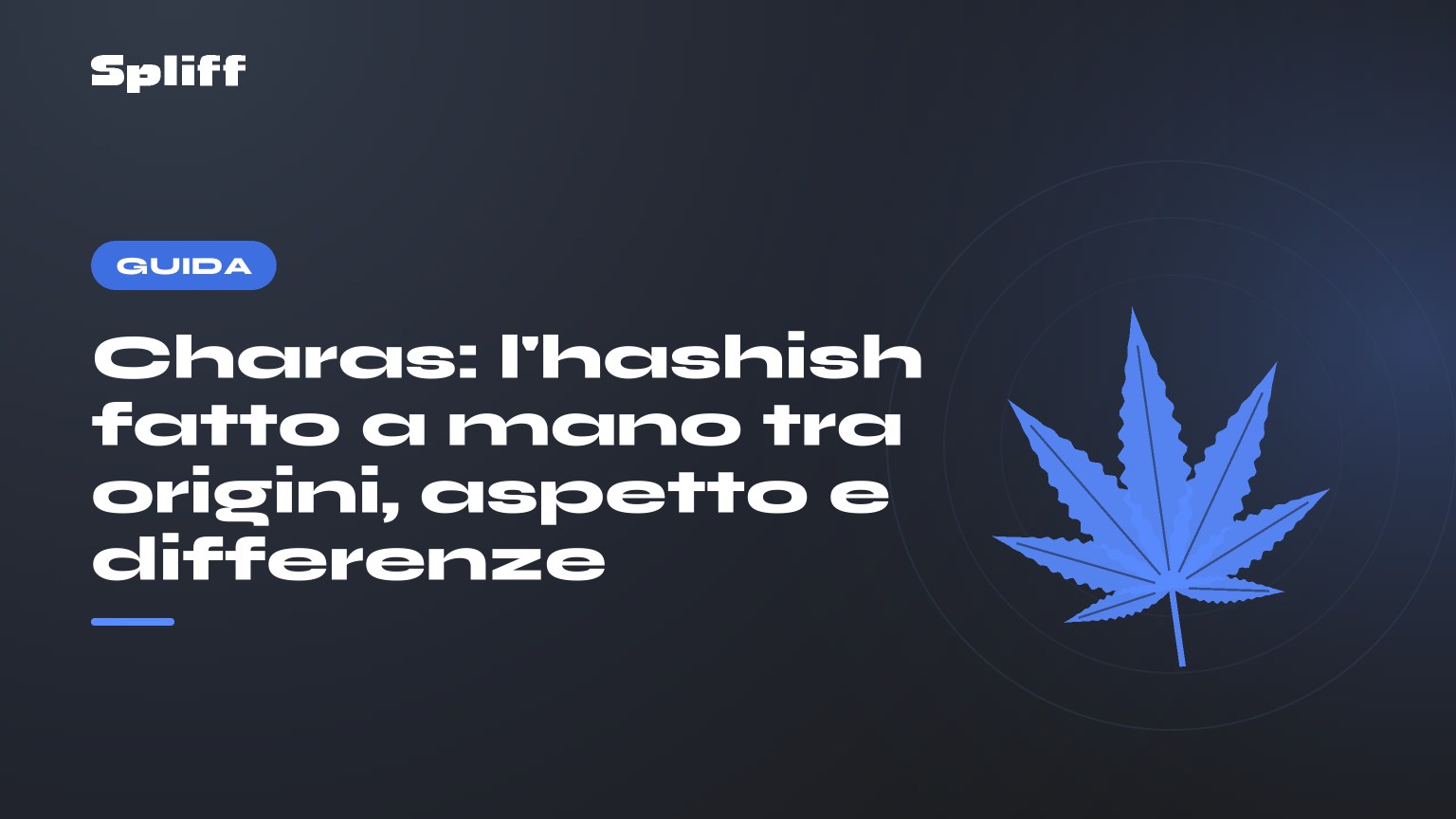 Charas: l'hashish fatto a mano tra origini, aspetto e differenze — titolo su fondo scuro