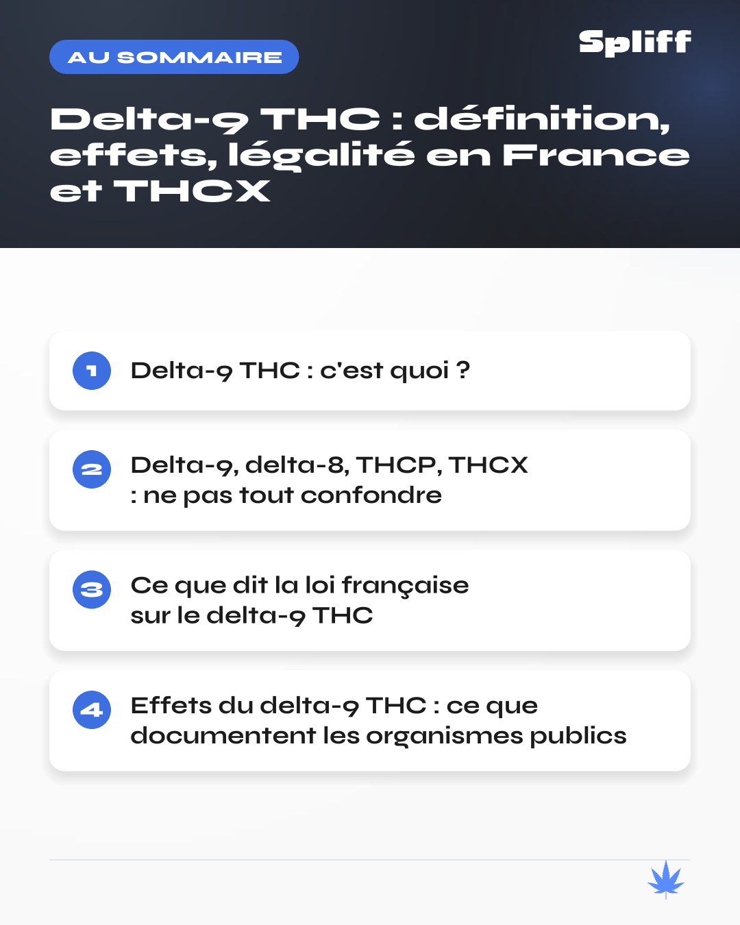 Delta-9 THC : au sommaire — Delta-9 THC : c'est quoi ?