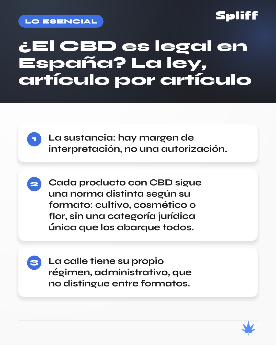 El CBD es legal en España: lo esencial — La sustancia: hay margen de interpretación, no una autorización