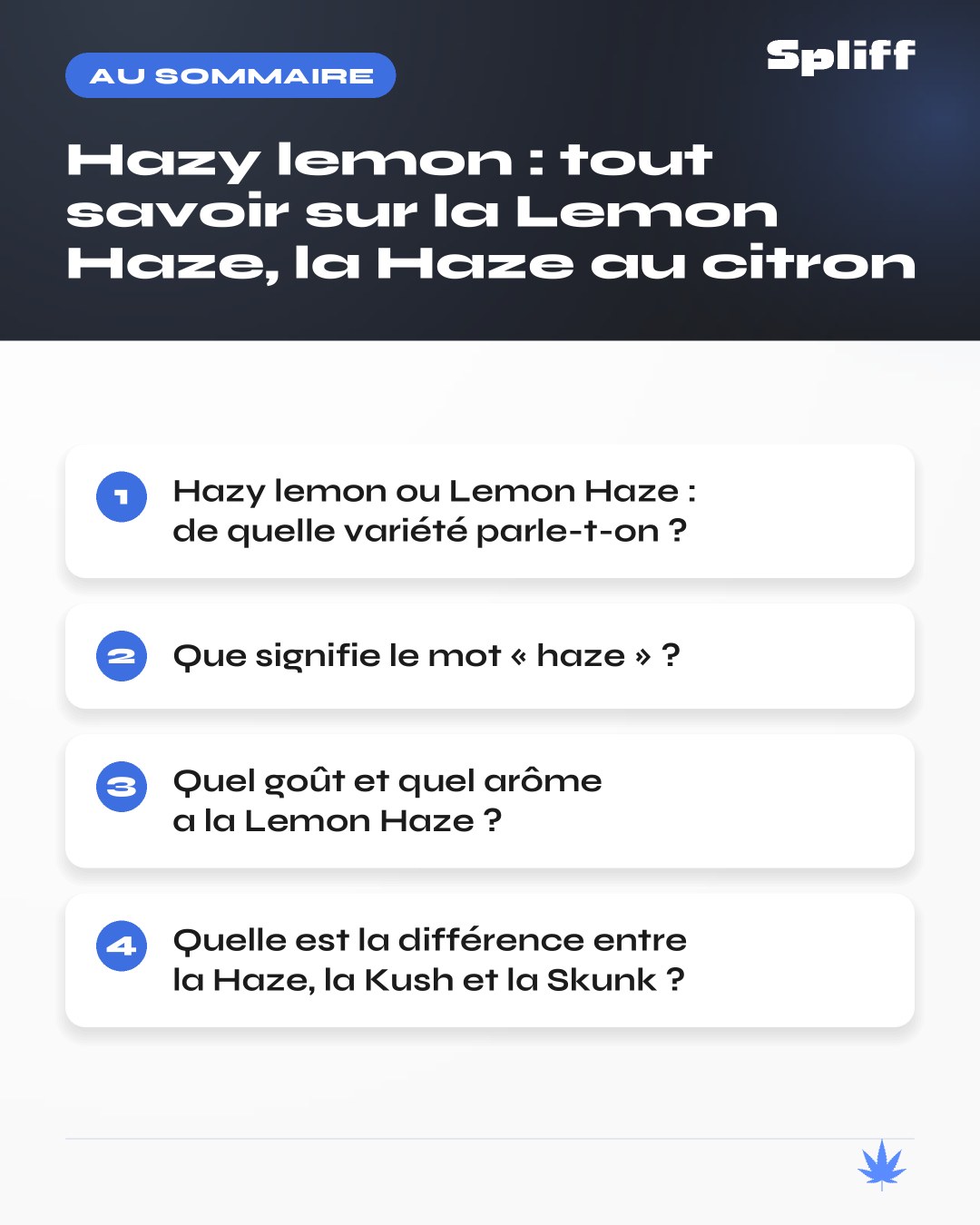 Hazy lemon : au sommaire — Hazy lemon ou Lemon Haze : de quelle variété parle-t-on ?