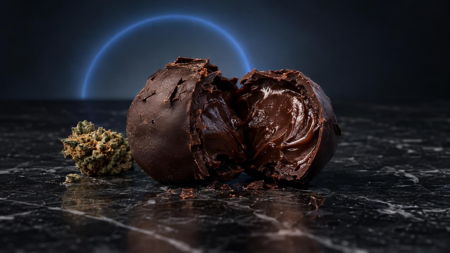 Close-up in natuurlijk licht rond Space cookies