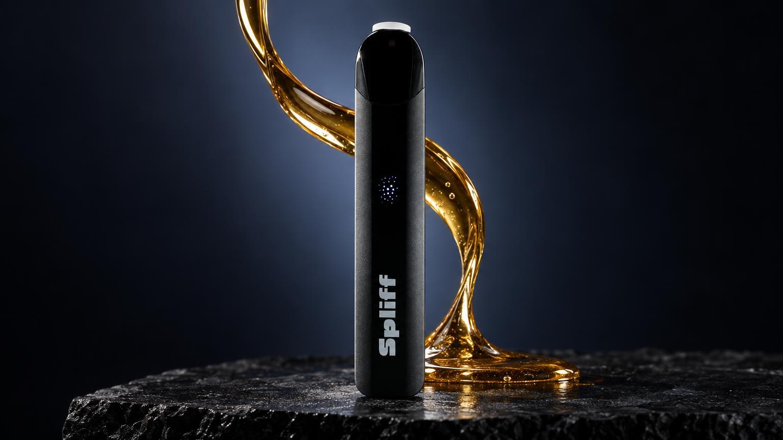 THC Vape: Magic Vape in a studio composition