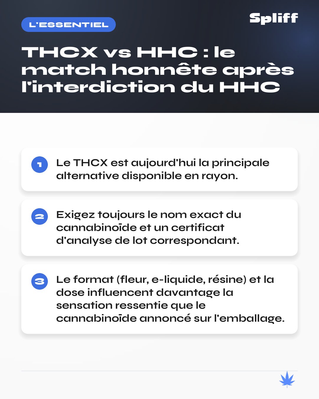 THCX vs HHC : l'essentiel â Le THCX est aujourd'hui la principale alternative disponible en rayon
