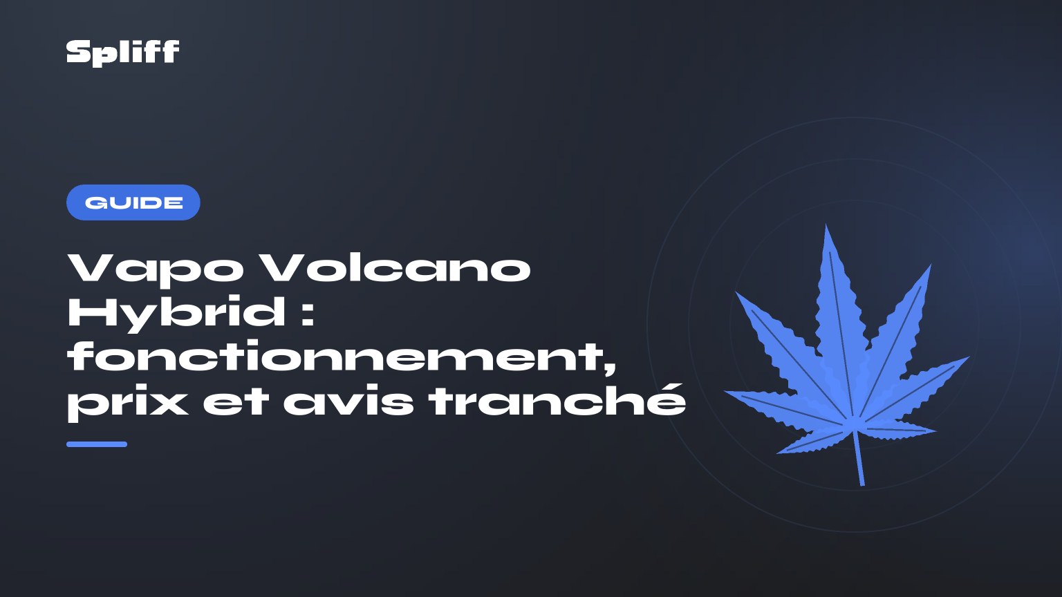 Vapo Volcano Hybrid : fonctionnement, prix et avis tranché — titre sur fond sombre