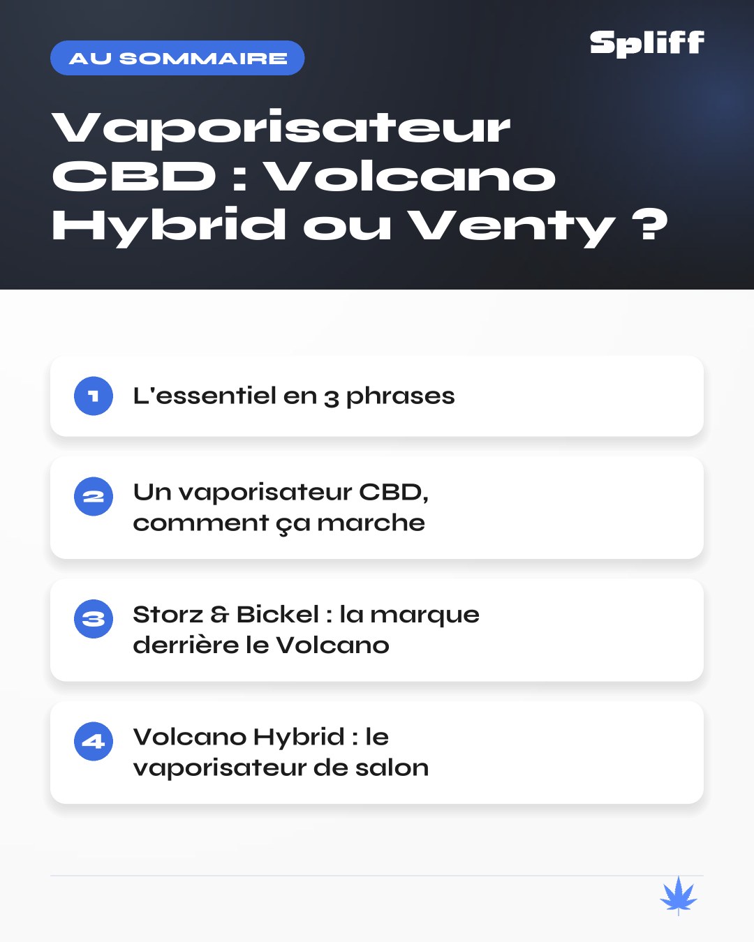 Vaporisateur CBD : au sommaire — L'essentiel en 3 phrases