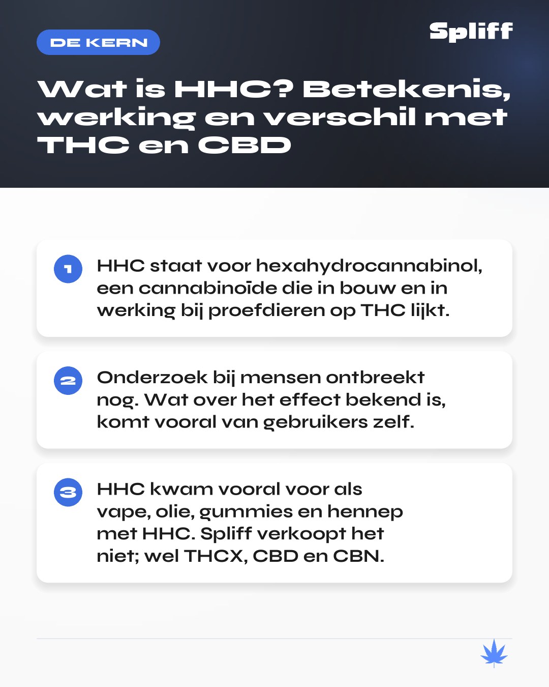 Wat is HHC: de kern — HHC staat voor hexahydrocannabinol, een cannabinoïde die in bouw en in werking bij proefdieren op