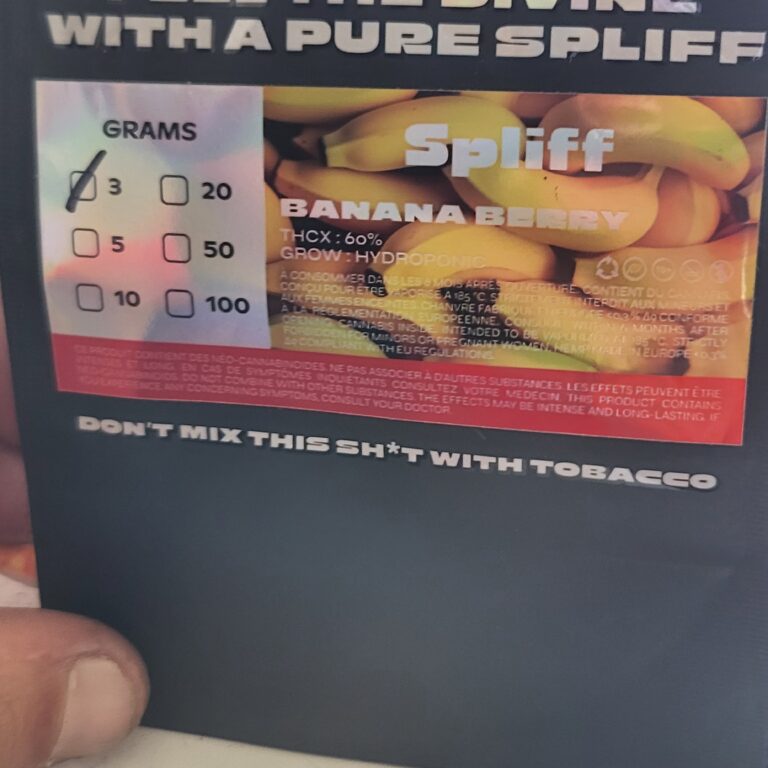 Avis client Banana Berry avec photo - Spliff