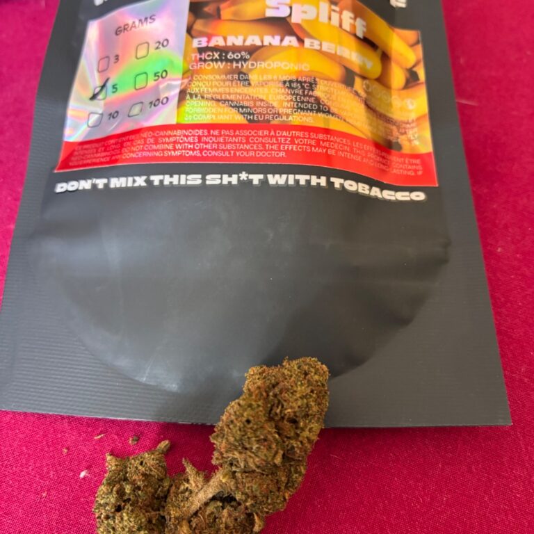 Click to view full screen Avis client Banana Berry avec photo - Spliff