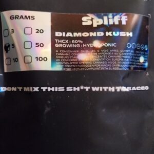 Avis client Diamond Kush avec photo - Spliff
