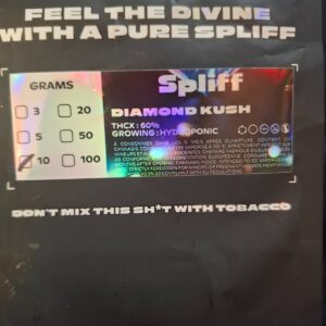 Avis client Diamond Kush avec photo - Spliff
