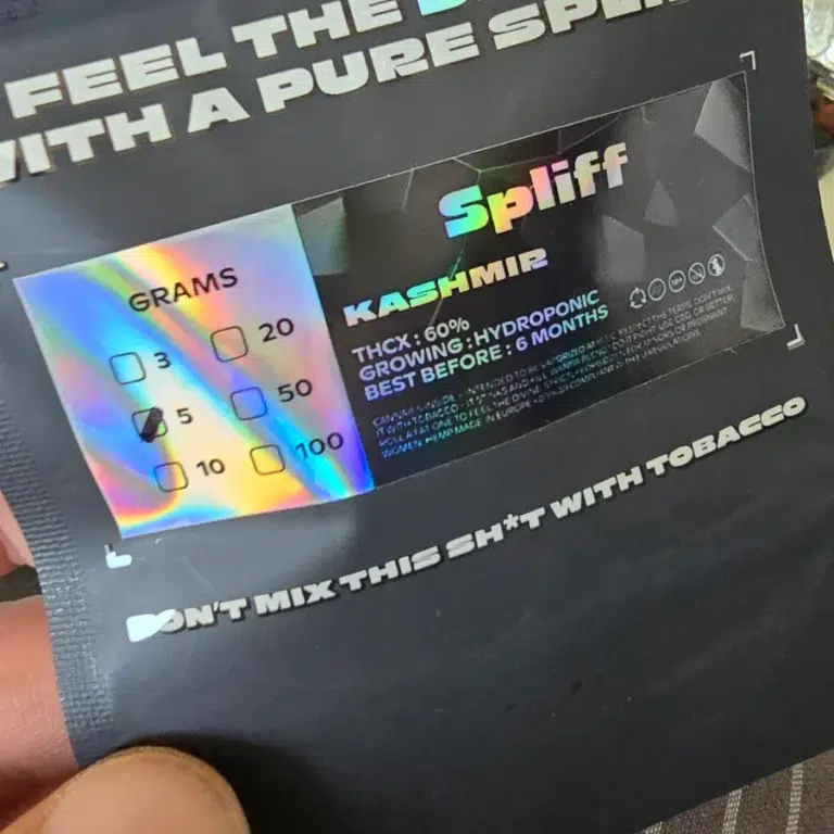 Kundenbewertung Kashmir Hash mit Foto - Spliff