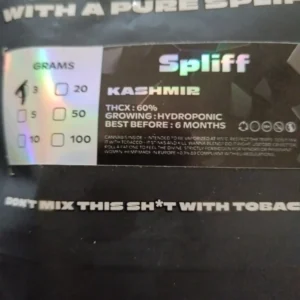 Avis client Kashmir Hash avec photo - Spliff