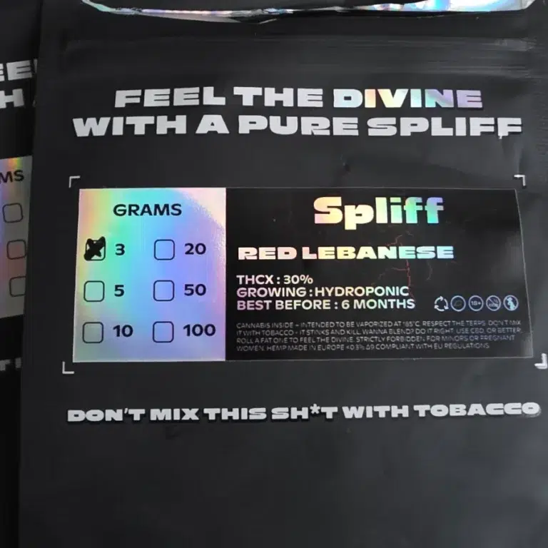 Klantbeoordeling Libanais Rouge met foto - Spliff