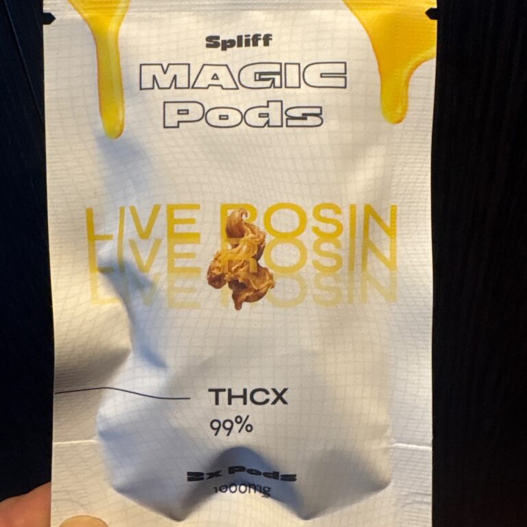Click to view full screen Avis client Magic Pod Live Rosin x2 avec photo - Spliff