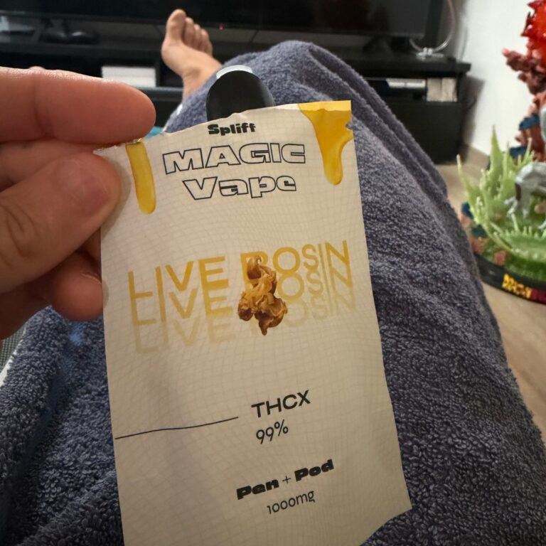 Avis client Magic Vape Live Rosin avec photo - Spliff